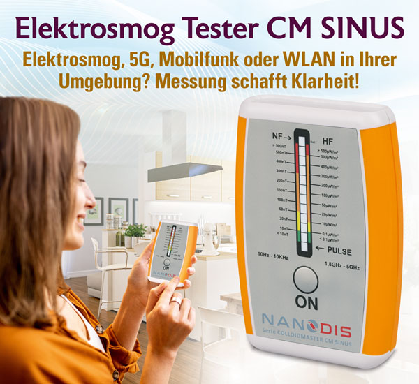 Elektrosmog 5G 4G EMF Messgerät Tester CM SINUS